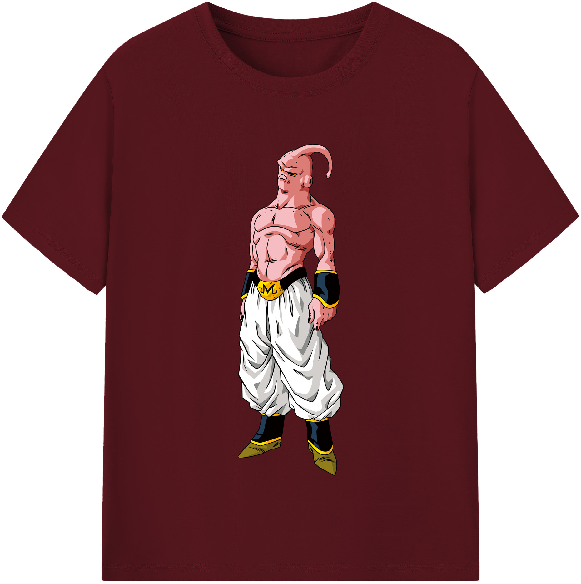（画像用） ドラゴンボール 魔人ブウ DRAGON BALL Majin Buu 綿100％半袖Tシャツ（フロントプリント）
